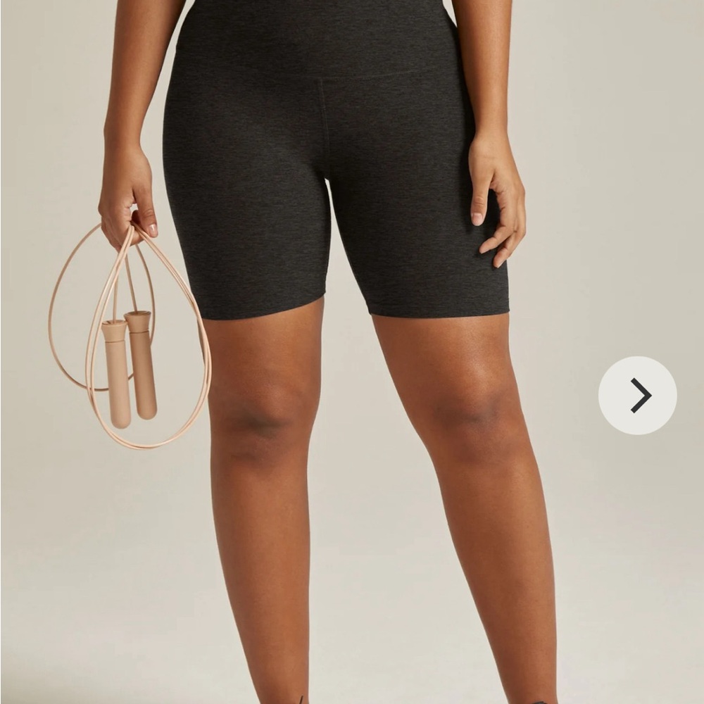 Beyond yoga Spacedye Keep Pace 5" Biker Short NWT in Darkest Night XS